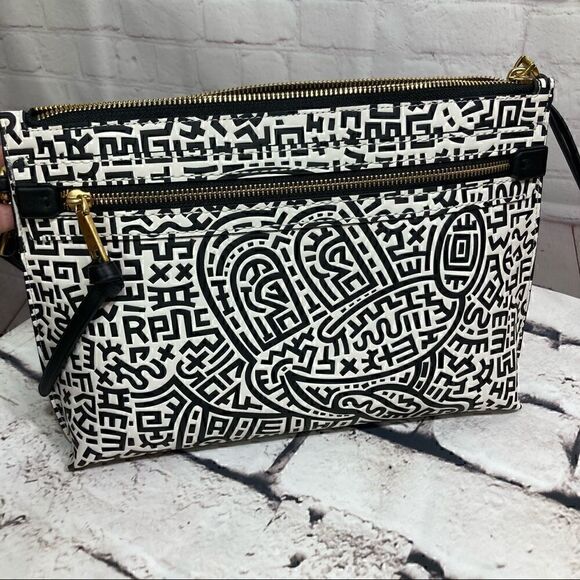 Disney Mickey Mouse X Keith Haring Academy Pouch Limited edition NWT - Picture 8 of 10